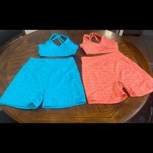 Ryderwear matching sets sports bra and bottoms. Barely worn!